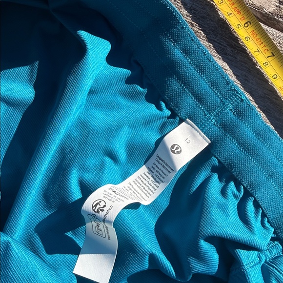 Lululemon Pace Rival High-Rise Short 3" Hawaiian Blue size 12 NWT - Picture 5 of 6